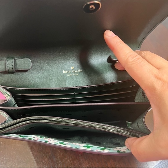 KATE SPADE NEW YORK DANA WALLET ON A STRING. Floral aphrodite nwt - Picture 15 of 16